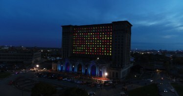 Halloween at Michigan Central Station